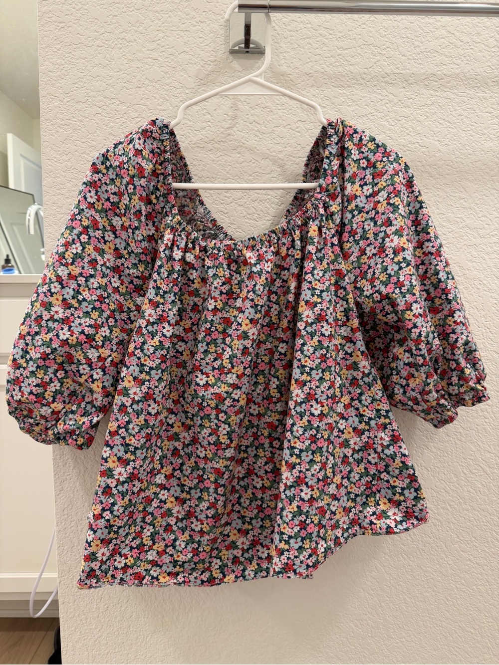 Pomander Place floral blouse